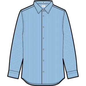 Long Sleeve Stretch Shirt Gant Slim stripe image-1