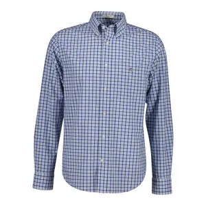 Regular Checked Poplin Shirt Gant image-0