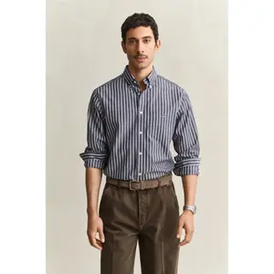 Long sleeve striped shirt Gant Reg Poplin image-2