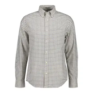 Long sleeve plaid shirt Gant Archive Oxford image-0
