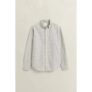 Long sleeve plaid shirt Gant Archive Oxford image-1