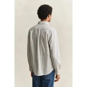 Long sleeve plaid shirt Gant Archive Oxford image-3