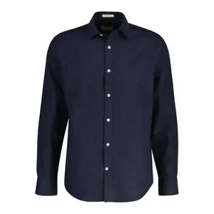 Langarmshirt Gant Reg Flannel Melange