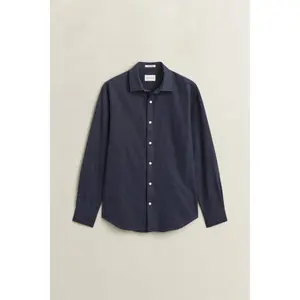 Langarmshirt Gant Reg Flannel Melange image-1