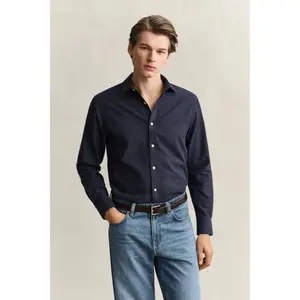 Langarmshirt Gant Reg Flannel Melange image-2