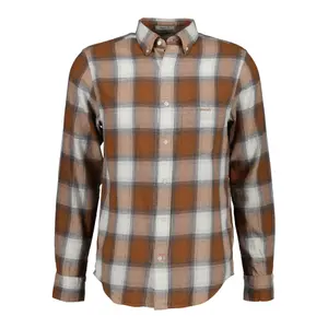 Rutig skjorta i flanell Gant Windblown image-0