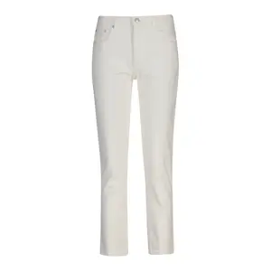 Womens Straight Crop Jeans Gant image-0