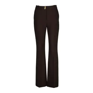Women's Navy Style Flared Trousers Gant image-0