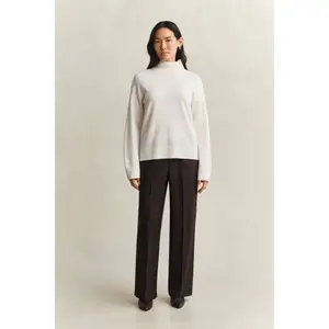 Women's Wool Blend Pull-On Trousers Gant image-3