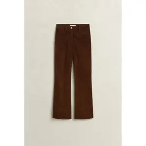 Women's Velvet Flare Trousers Gant image-1