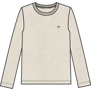 Women's Long Sleeve Regular T-Shirt Gant Shield image-1
