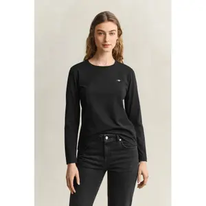 Women's Long Sleeve Regular T-Shirt Gant Shield image-4