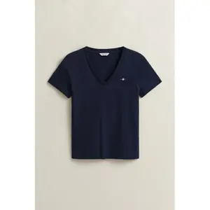 Women's V-neck T-shirt Gant Shield image-1