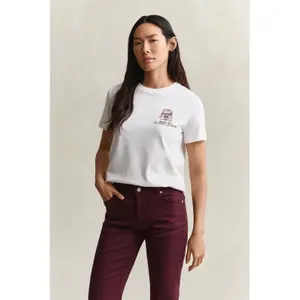 Women's regular t-shirt Gant Graphic image-4