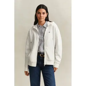 Women's zip-up sweatshirt Gant Shield image-5