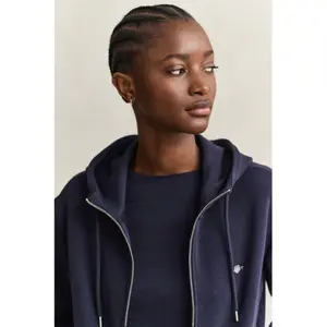Women's zip-up sweatshirt Gant Shield image-2
