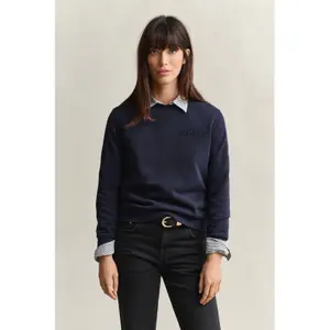 Regular Fit Women's Jumper Gant Tonal Shield image-4