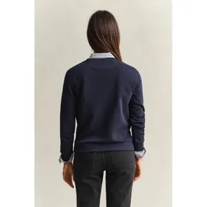 Regular Fit Women's Jumper Gant Tonal Shield image-5