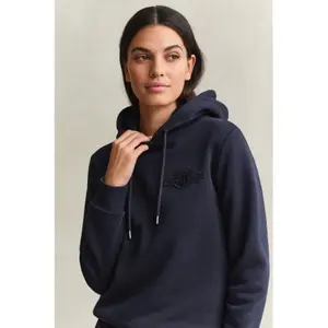 Regular Fit Women's Hoodie Gant Tonal Shield image-2