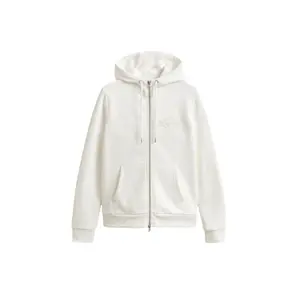 Regular Zip Hooded Sweatshirt for Women Gant Tonal Shield image-0