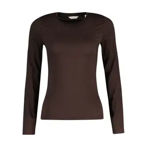 Women's Long Sleeve Cotton T-shirt Gant image-0