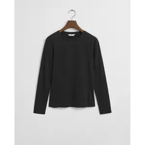 Women's Long Sleeve Cotton T-shirt Gant image-1