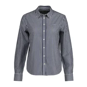 Striped long-sleeve shirt for women Gant Classic image-0