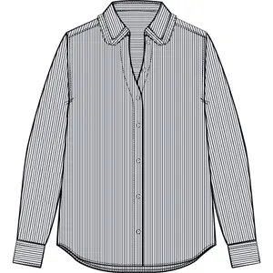 Women's Ruffled Collar Blouse Gant CTN image-1