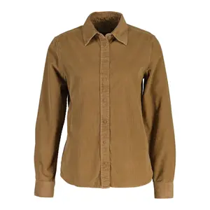 Women's Long Sleeve Velvet Shirt Gant image-0