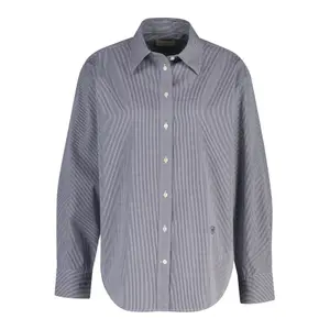 Women's long-sleeved checked shirt Gant image-0
