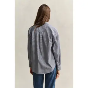 Women's long-sleeved checked shirt Gant image-3