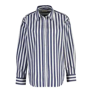 Striped Long Sleeve Poplin Shirt Women Gant Classic image-0