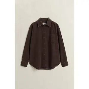 Women's Long Sleeve Velvet Shirt Gant image-1