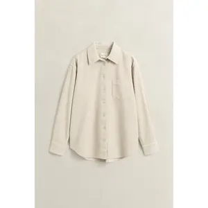 Women's Long Sleeve Velvet Shirt Gant image-1