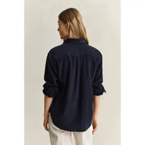 Women's Long Sleeve Velvet Shirt Gant image-3