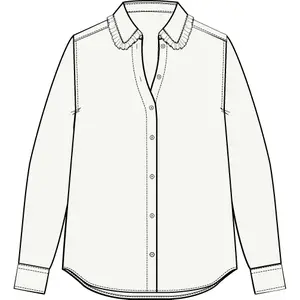 Women’s Ruffled Collar Blouse Gant CTN image-2