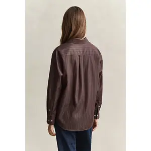 Striped Long Sleeve Poplin Shirt Women Gant image-3