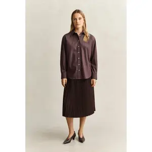 Pleated midi skirt for women Gant image-3