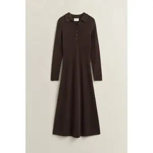 Women's Knit Shirt Dress Gant image-1