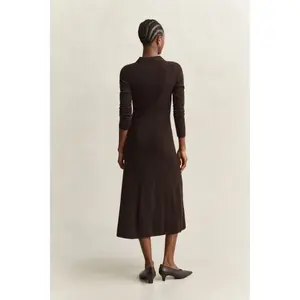 Women's Knit Shirt Dress Gant image-3