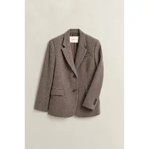 Women's Houndstooth Blazer Gant image-1