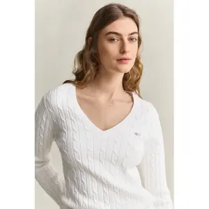 Pull col V femme Gant Classic image-2