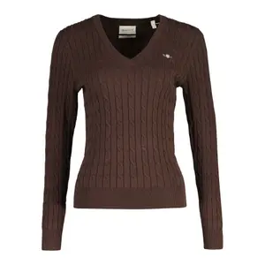 Women's V-neck sweater Gant Classic image-0