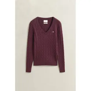 Women's V-neck sweater Gant Classic image-1