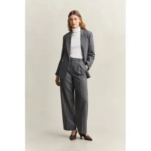 Women's Stretch Cotton Knit Turtle Neck Sweater Gant image-2