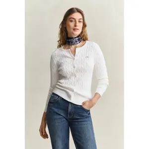 Women's Stretch Knit Cardigan Gant image-4