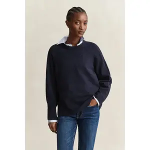 Women's wool crew neck jumper Gant image-2