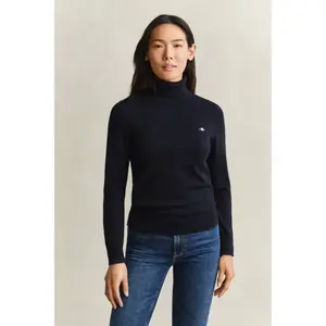 Wool and Cotton Round Neck Jumper for Women Gant image-2