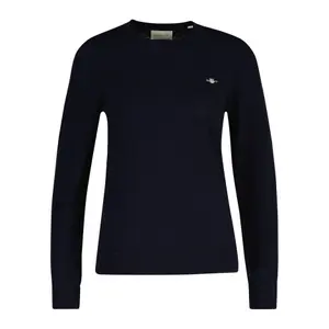 Wool and Cotton Round Neck Jumper for Women Gant image-0