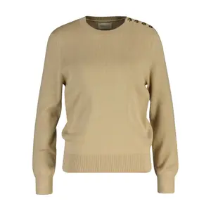 Textured Cotton Jumper Woman Gant image-0